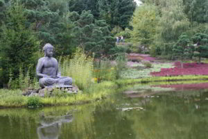 Buddha Statue am Teich